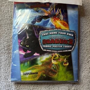 DreamWorks How to Train Your Dragon 2 Poster - Black, Blue, Green